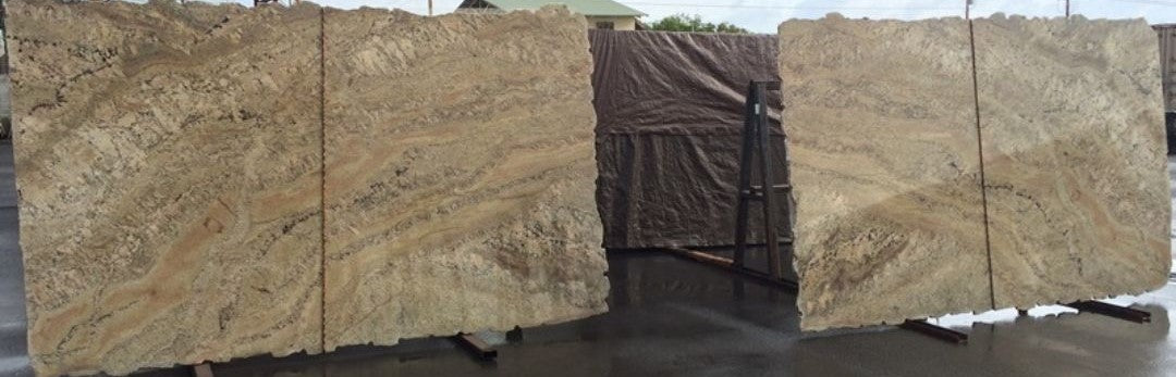 Netuno Bordeaux Granite Slab Hawaii Stone Imports