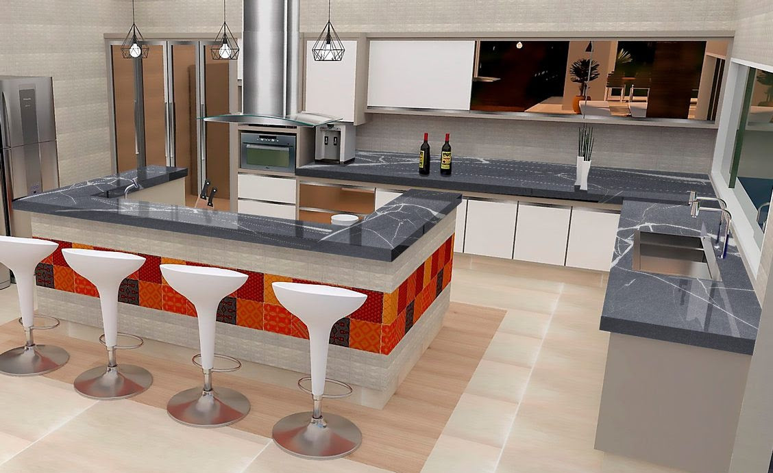 SILVER GREY Granite Honed Slab
