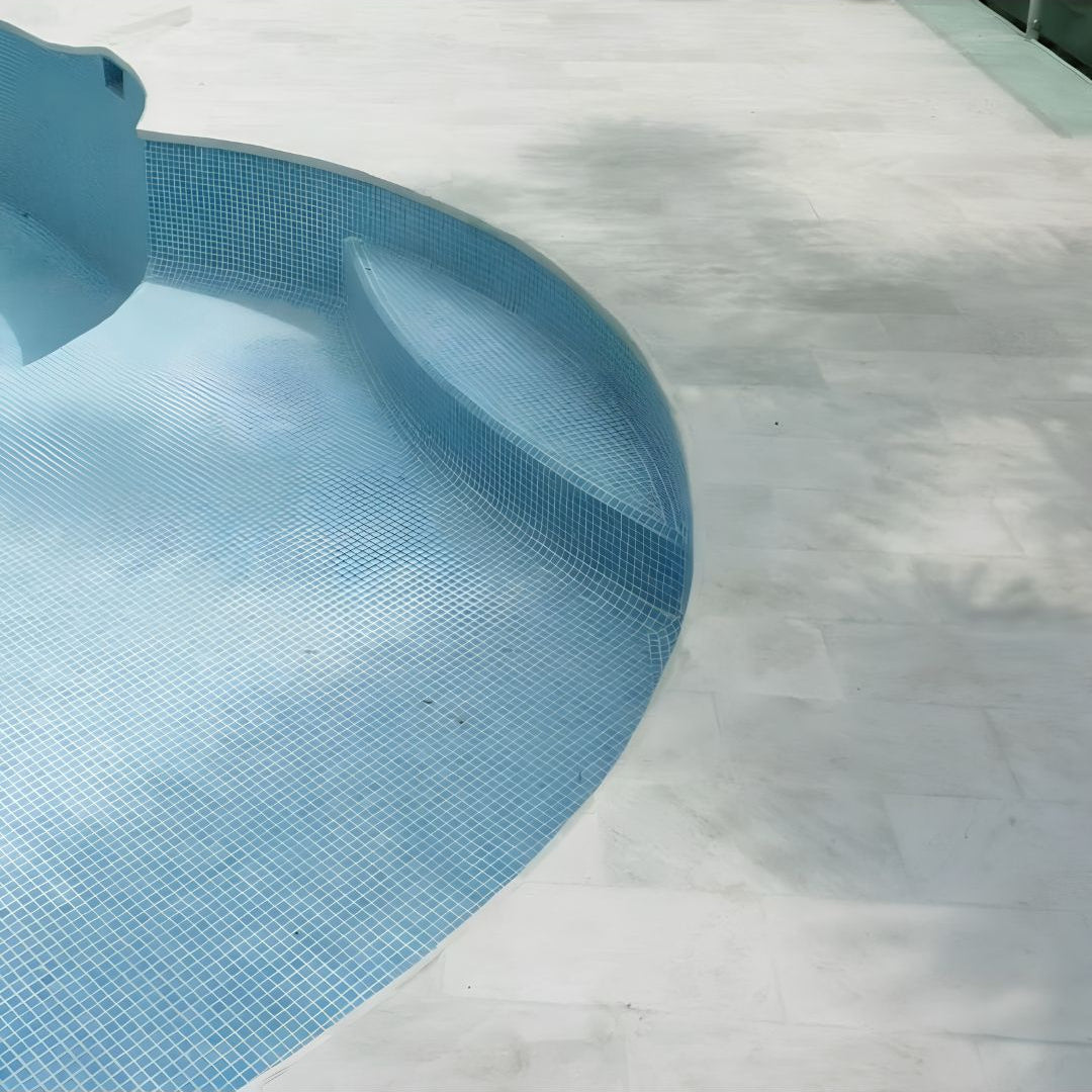 LILLY WHITE Split-Face Pool Coping