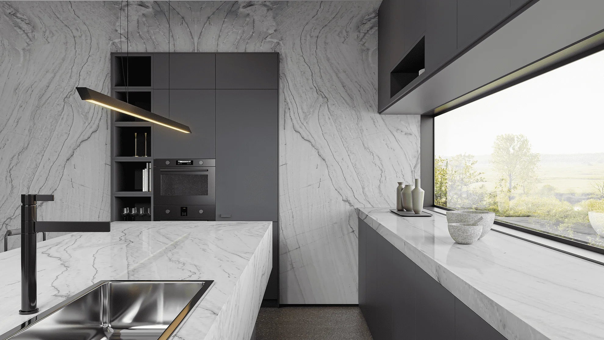 DENALI Quartzite Polished Slab