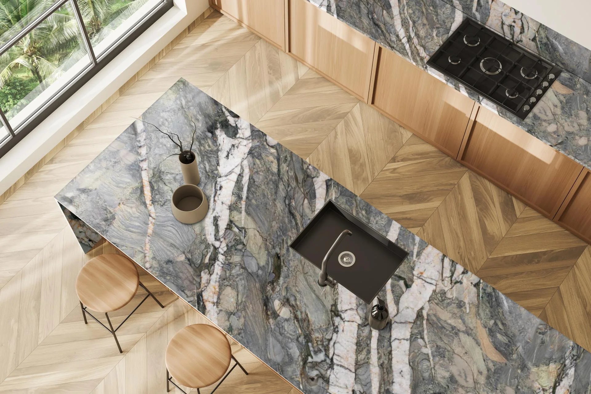 FUSION CRYSTAL Quartzite Polished Slab