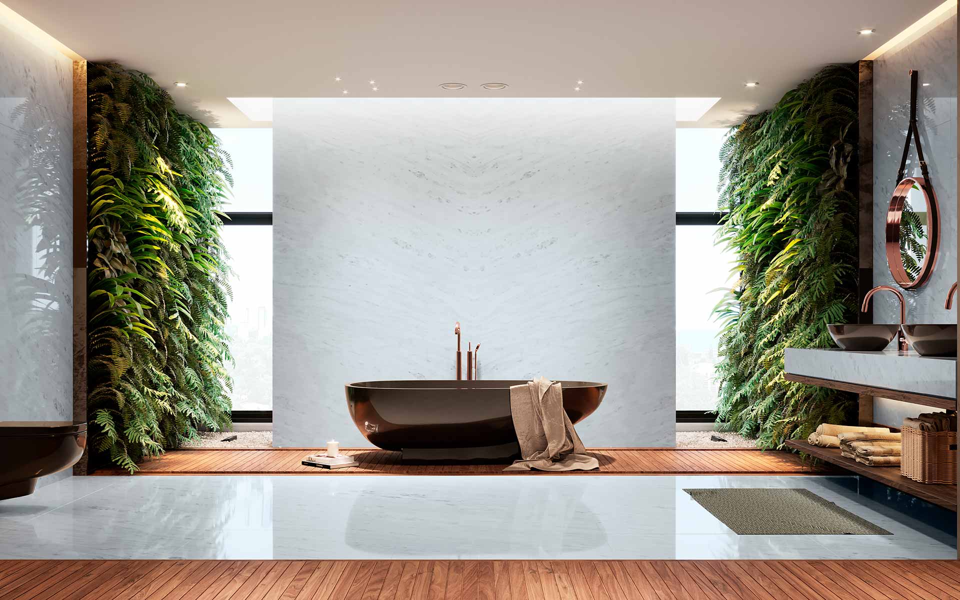 TESORO BIANCO Marble Polished Slab