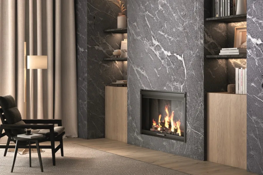 SILVER GREY Granite Honed Slab