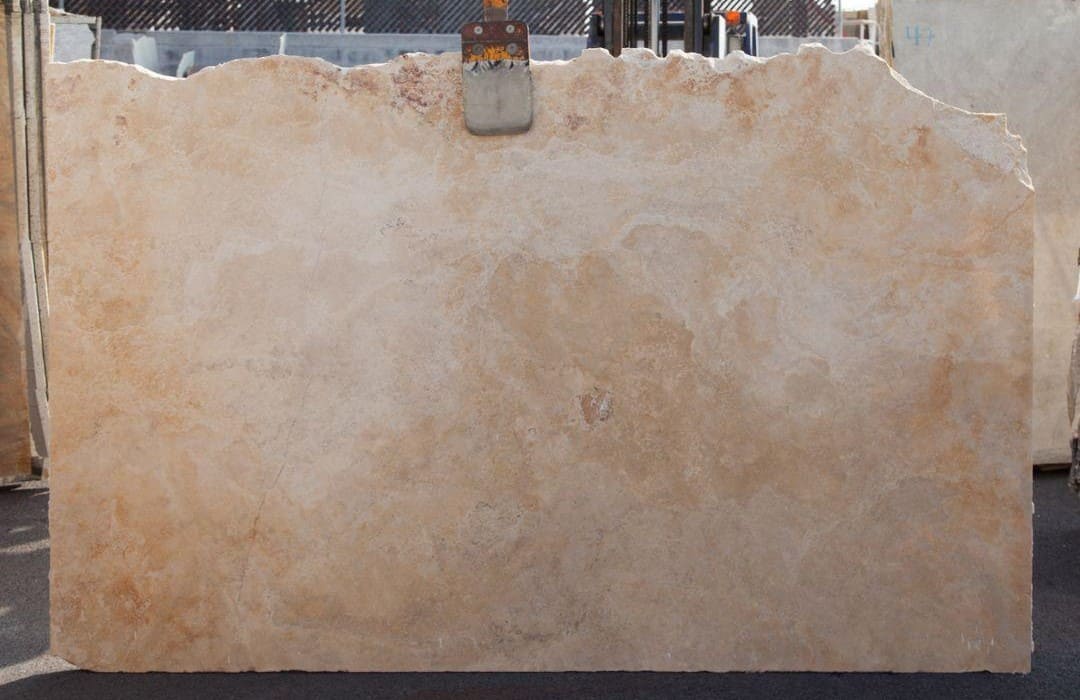 Andes Gold Travertine Slab Hawaii Stone Imports