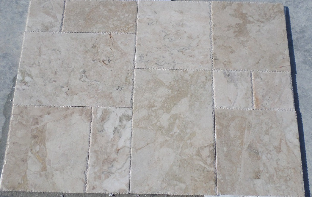 CAPPUCINO Marble Polished Chiseled Edge Tile