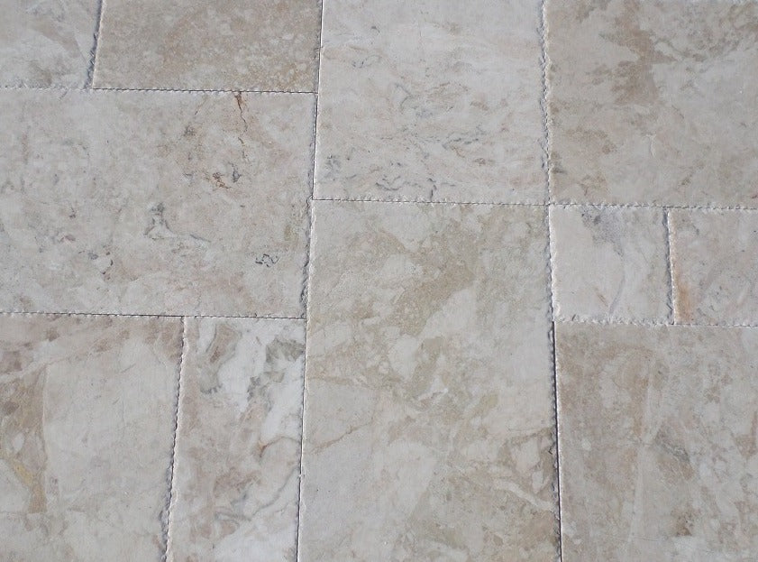 CAPPUCINO Marble Polished Chiseled Edge Tile