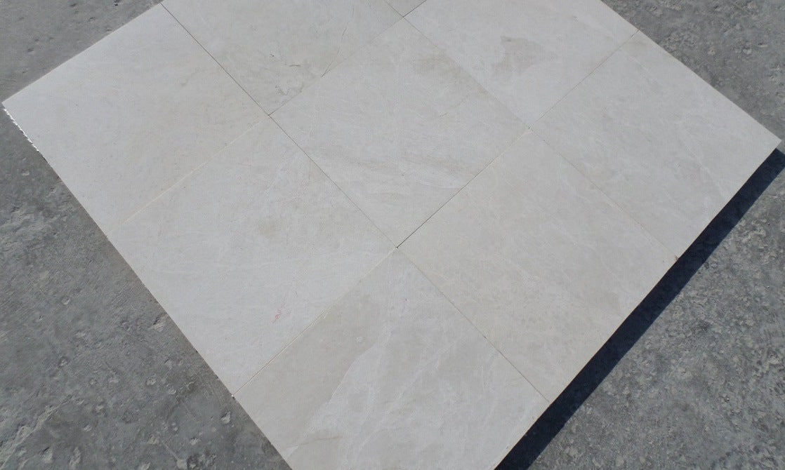 CASCADE WHITE Marble Polished Tile