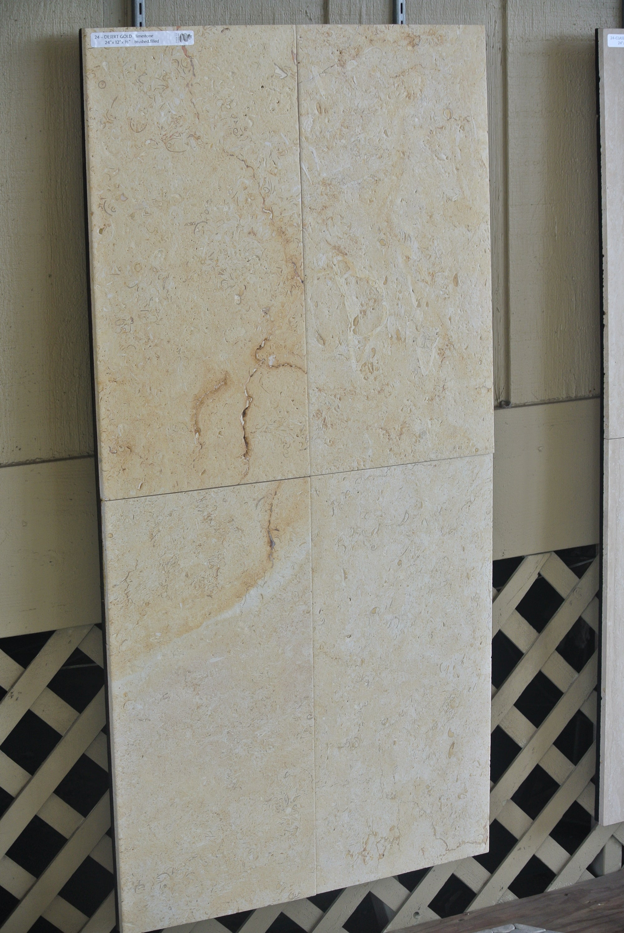 DESERT GOLD Limestone Brushed/Filled Tile - Hawaii Stone