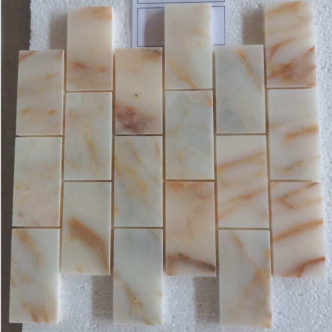 GOLD COLOR Brick 2"X4" Polished Mosaic