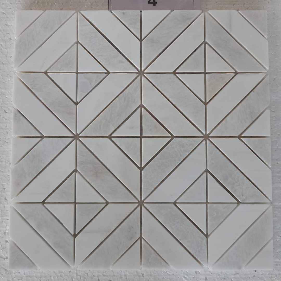 DOLOMITE & ICEBERG Matrix 12"x12" Polished Mosaic