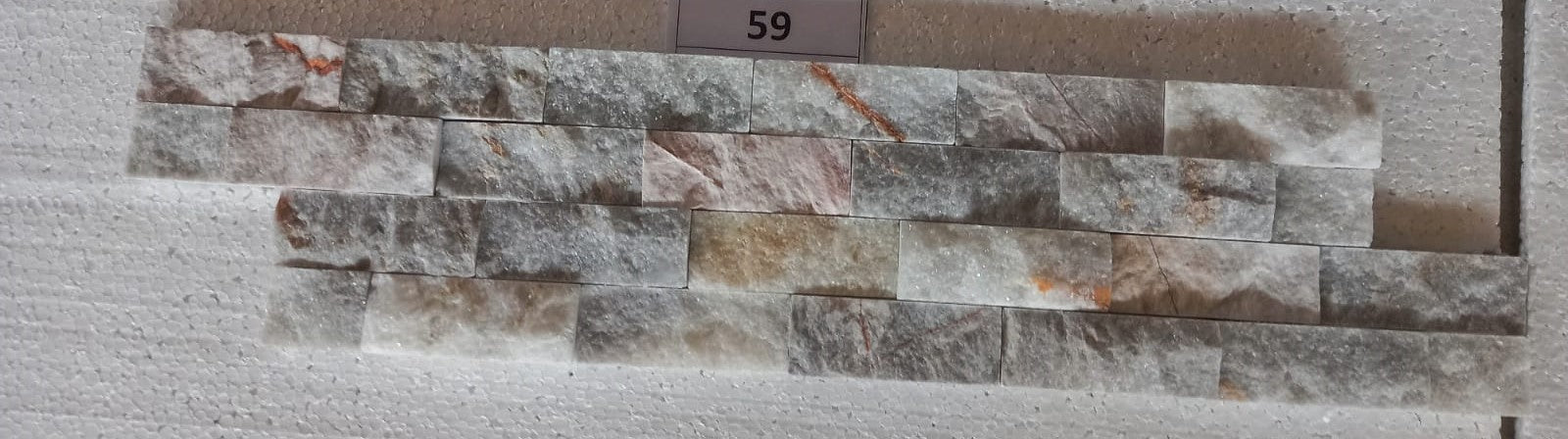 BIANCO VENUS Stacked Splitface Cladding
