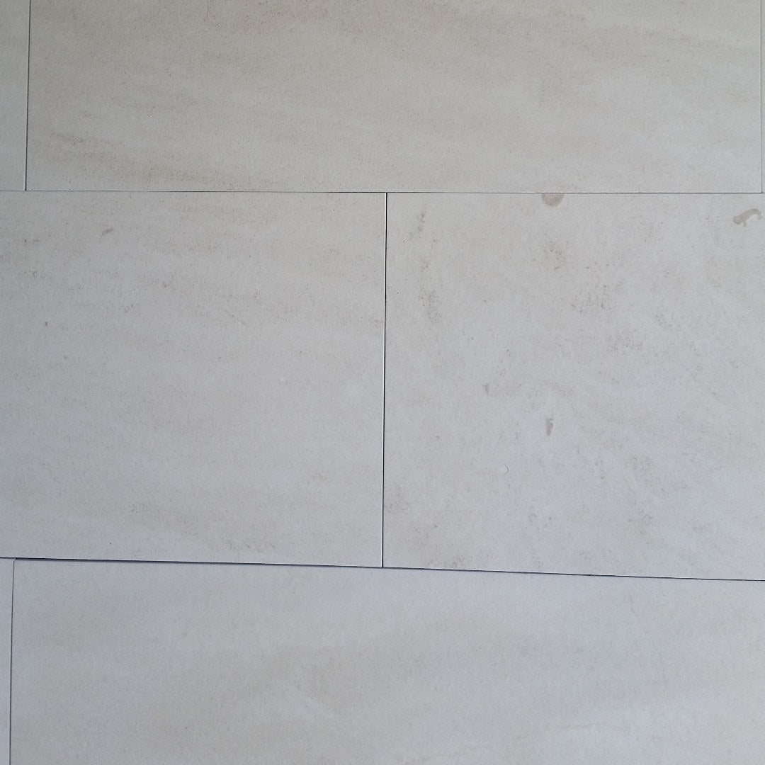 WHITE ROSAL Limestone Brushed Tile