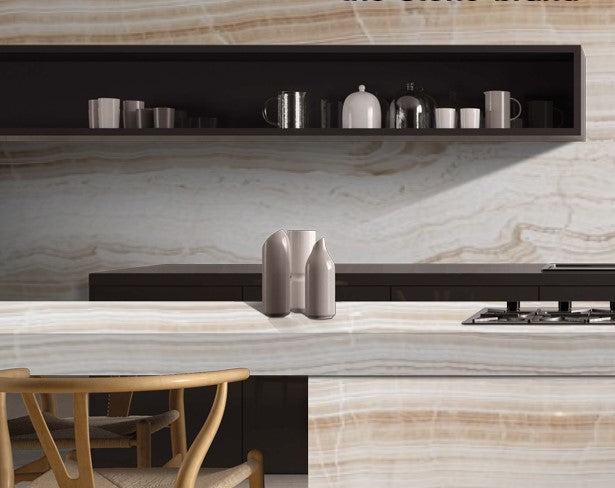 IVORY Onyx Polished Slab