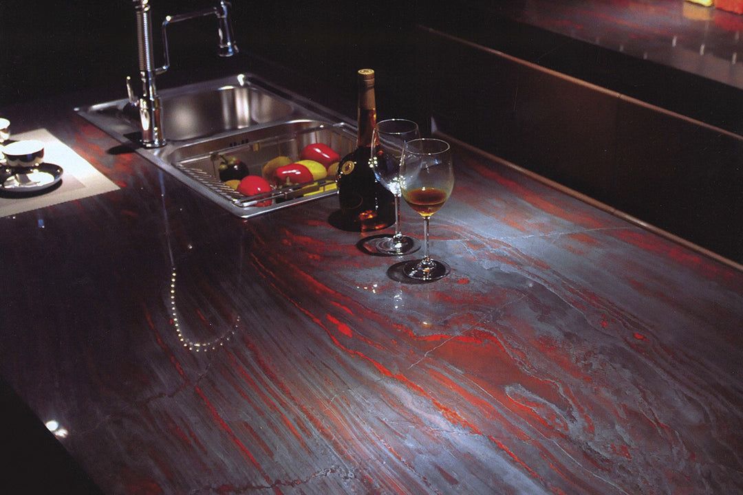 IRON RED Quartzite Polished Slab