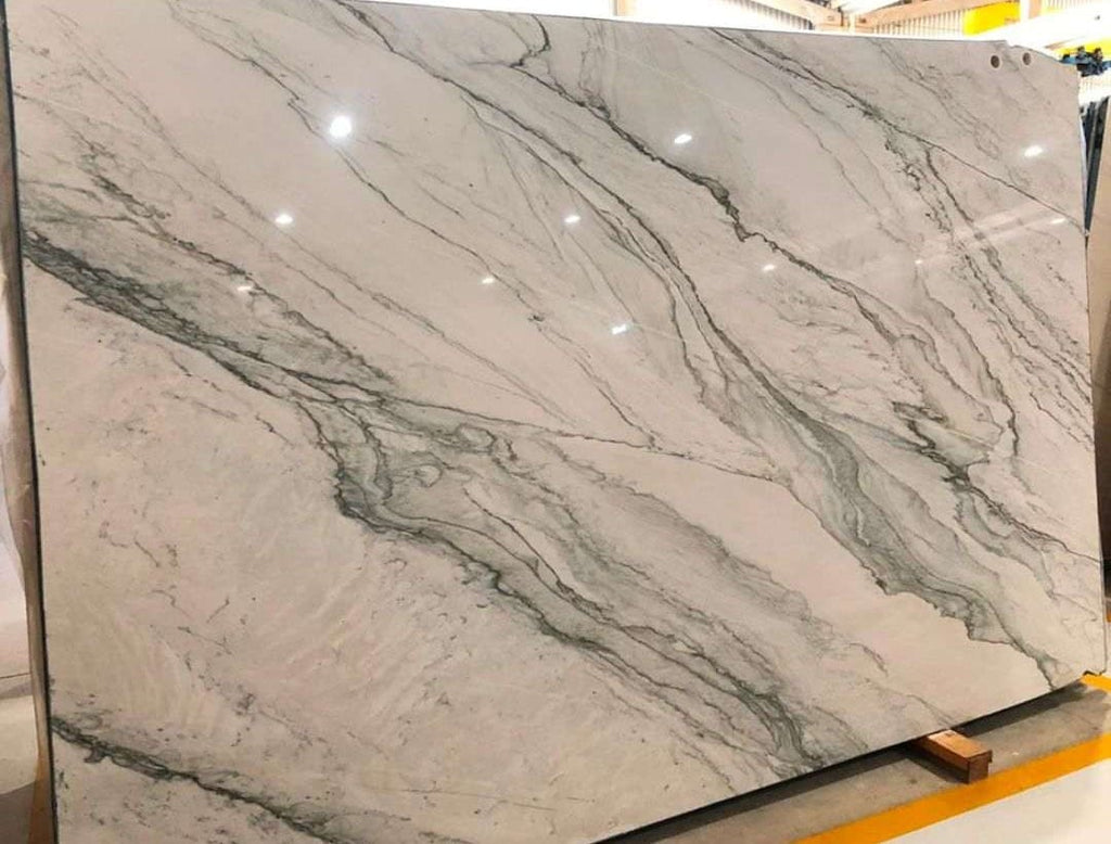 INFINITY WHITE Quartzite Polished Slab - Hawaii Stone