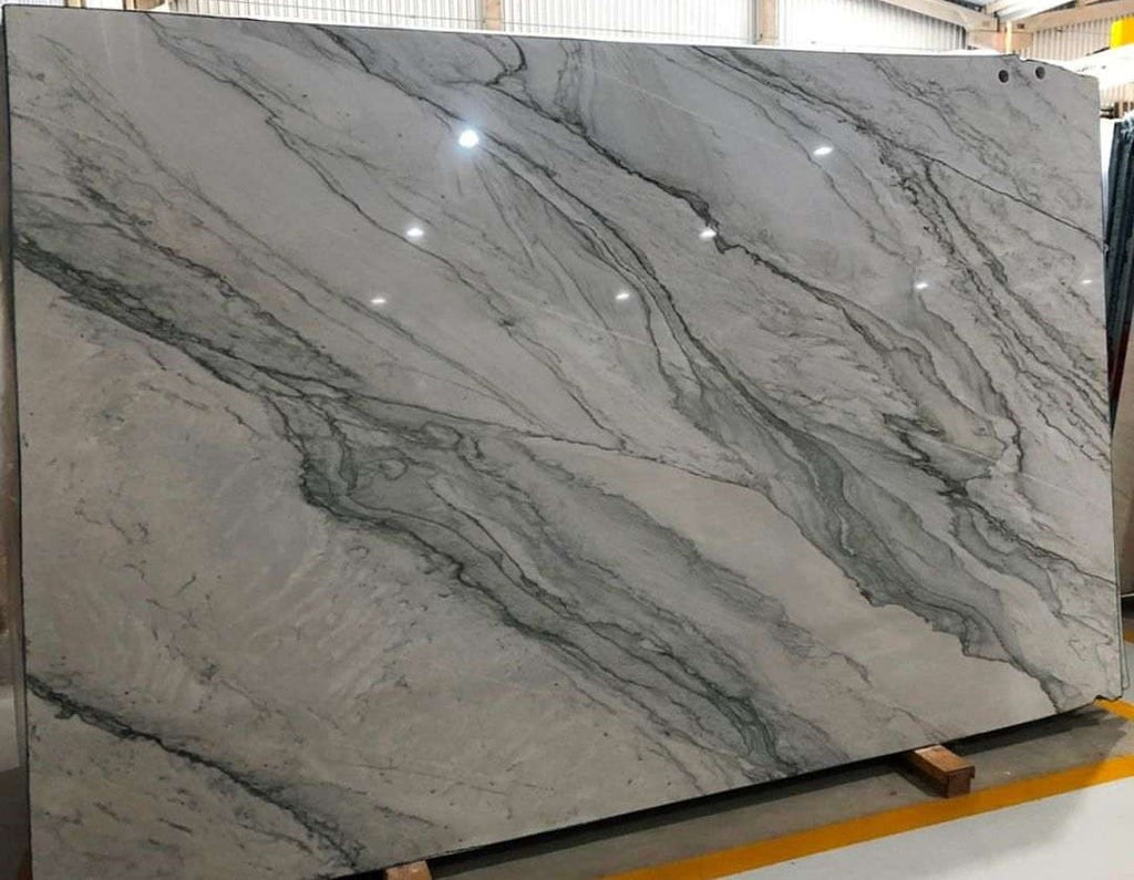 INFINITY WHITE Quartzite Polished Slab - Hawaii Stone