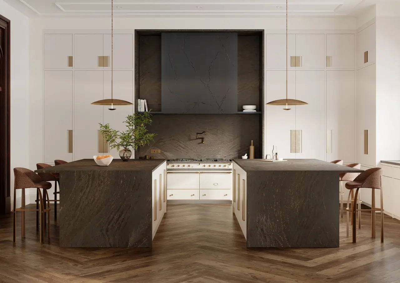 REMINGTON BRASS Cambria Quartz Slab