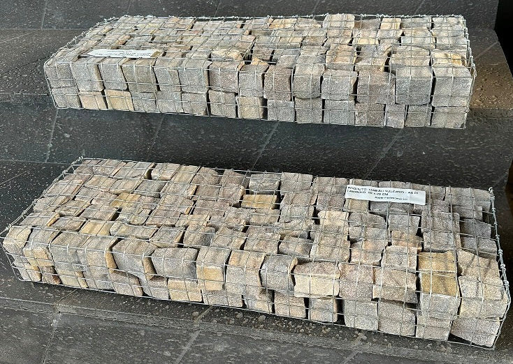 GABIAO VULCANO Basalt Split-face irregular squares Wall Veneer