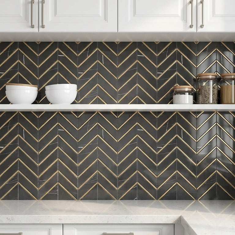 ARABESCO, ALLUVIA CHEVRON, Mosaic - Tutta Vita