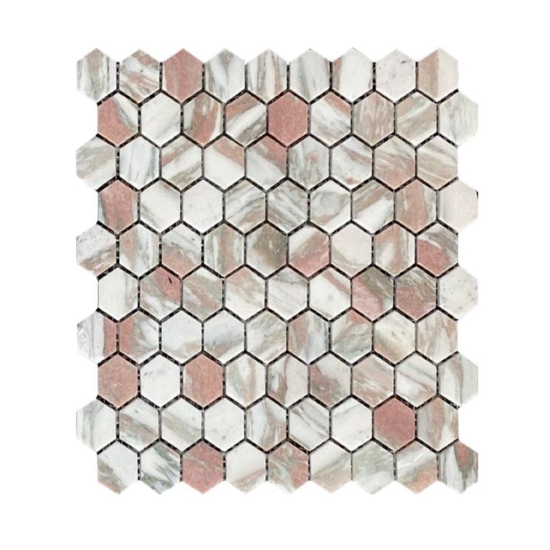 CORALINE, TEMPEST HEXAGON MINI MOSAIC