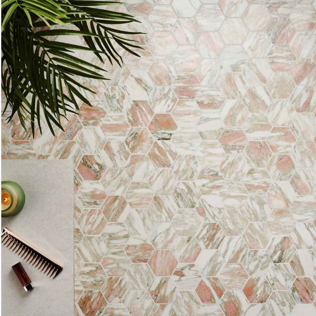 CORALINE, TEMPEST HEXAGON MINI, Mosaic - Asian