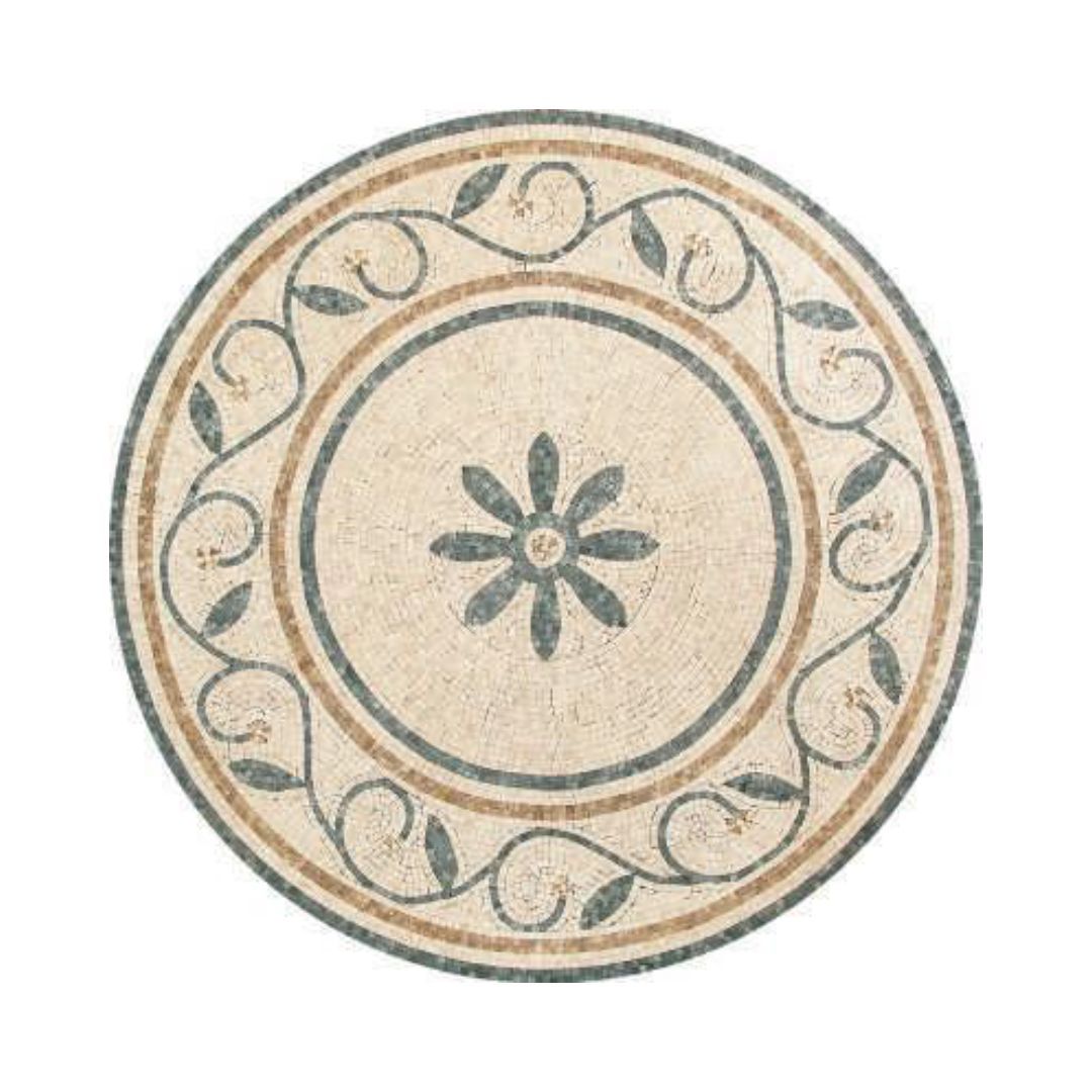 MORANDI, PARTERRE HAND-CUT MURAL, Mosaic - Asian