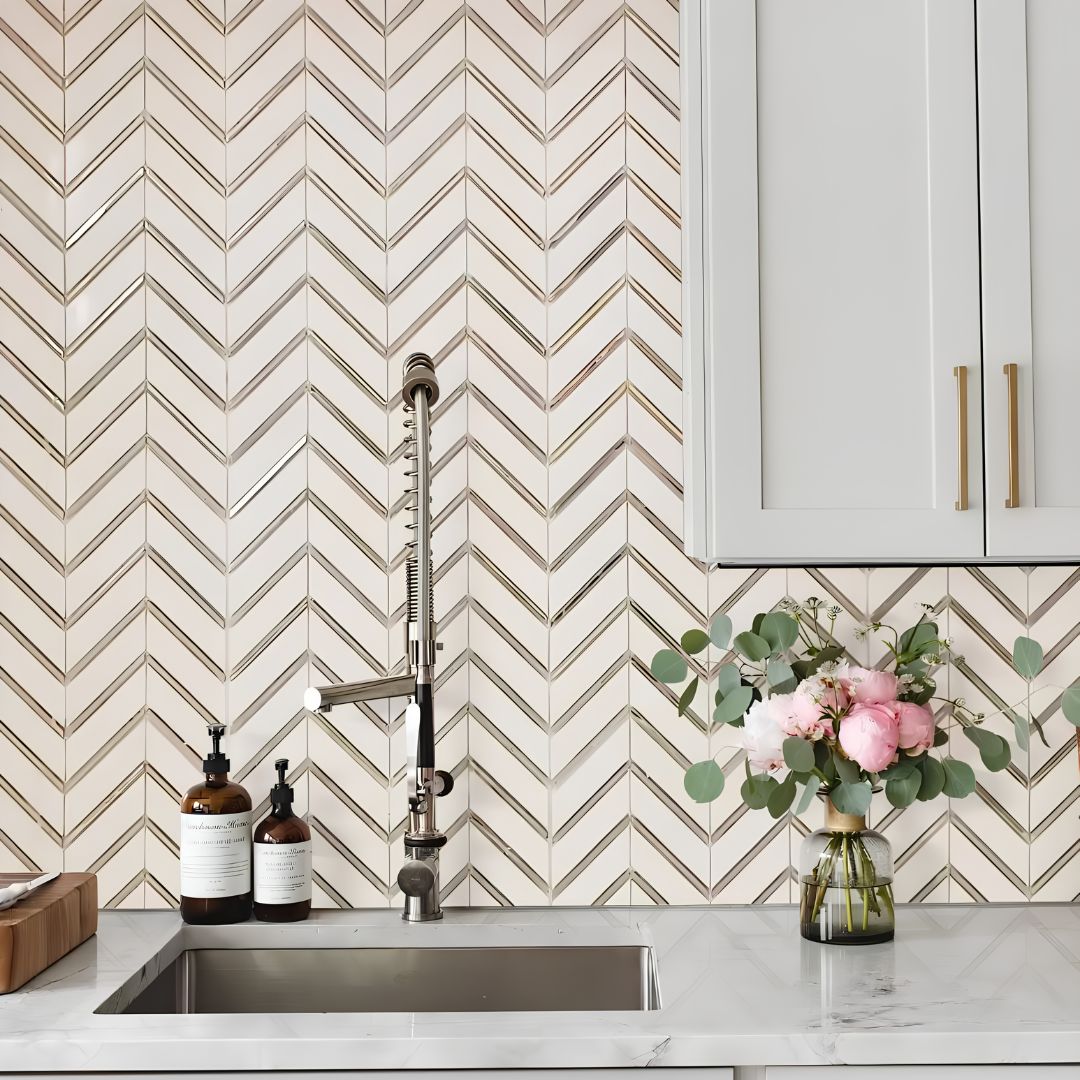 ODILE, ALLUVIA CHEVRON, Mosaic - Asian