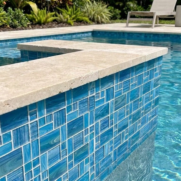 SAPPHIRE BLUE, COSMOS STRAIGHT SET - Tutta Acqua