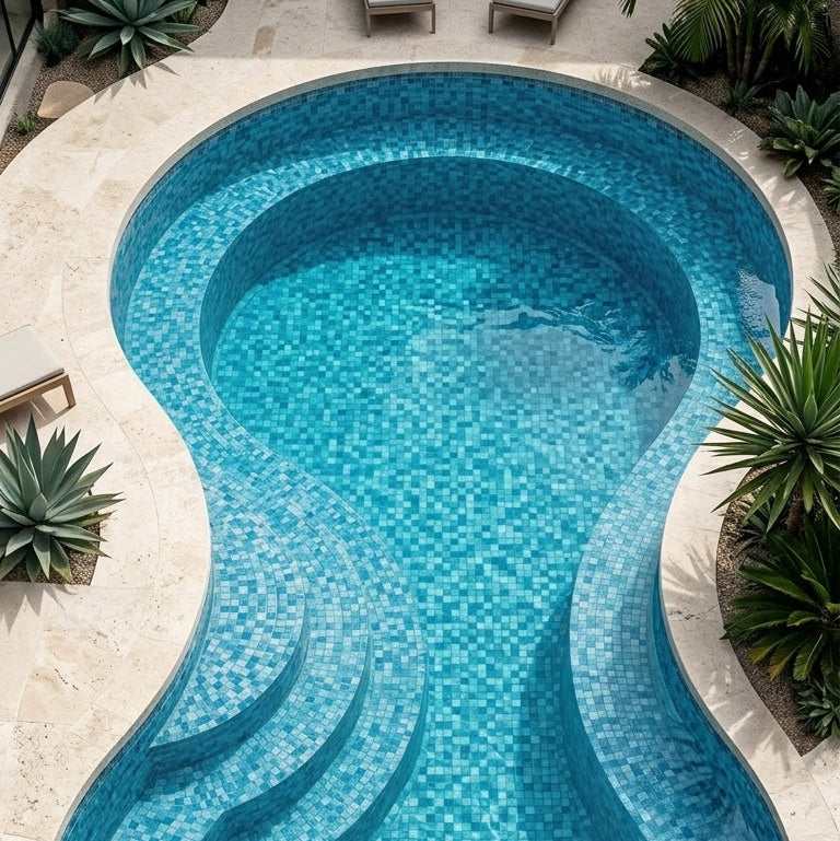SAPPHIRE BLUE, OASIS STRAIGHT SET - Tutta Acqua