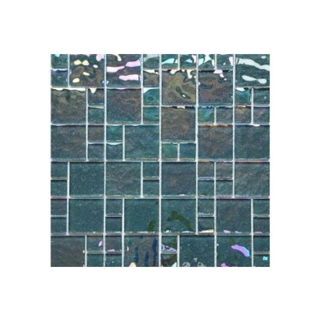 SEA MOSS, SEA GLASS STRAIGHT SET 1.5x1.5 OFFSET