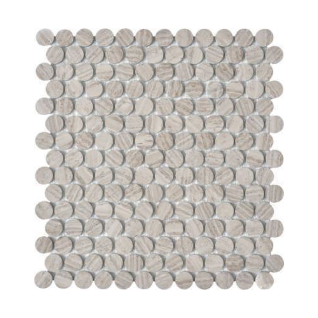 SHELL, CADENCE PENNY ROUNDS MOSAIC