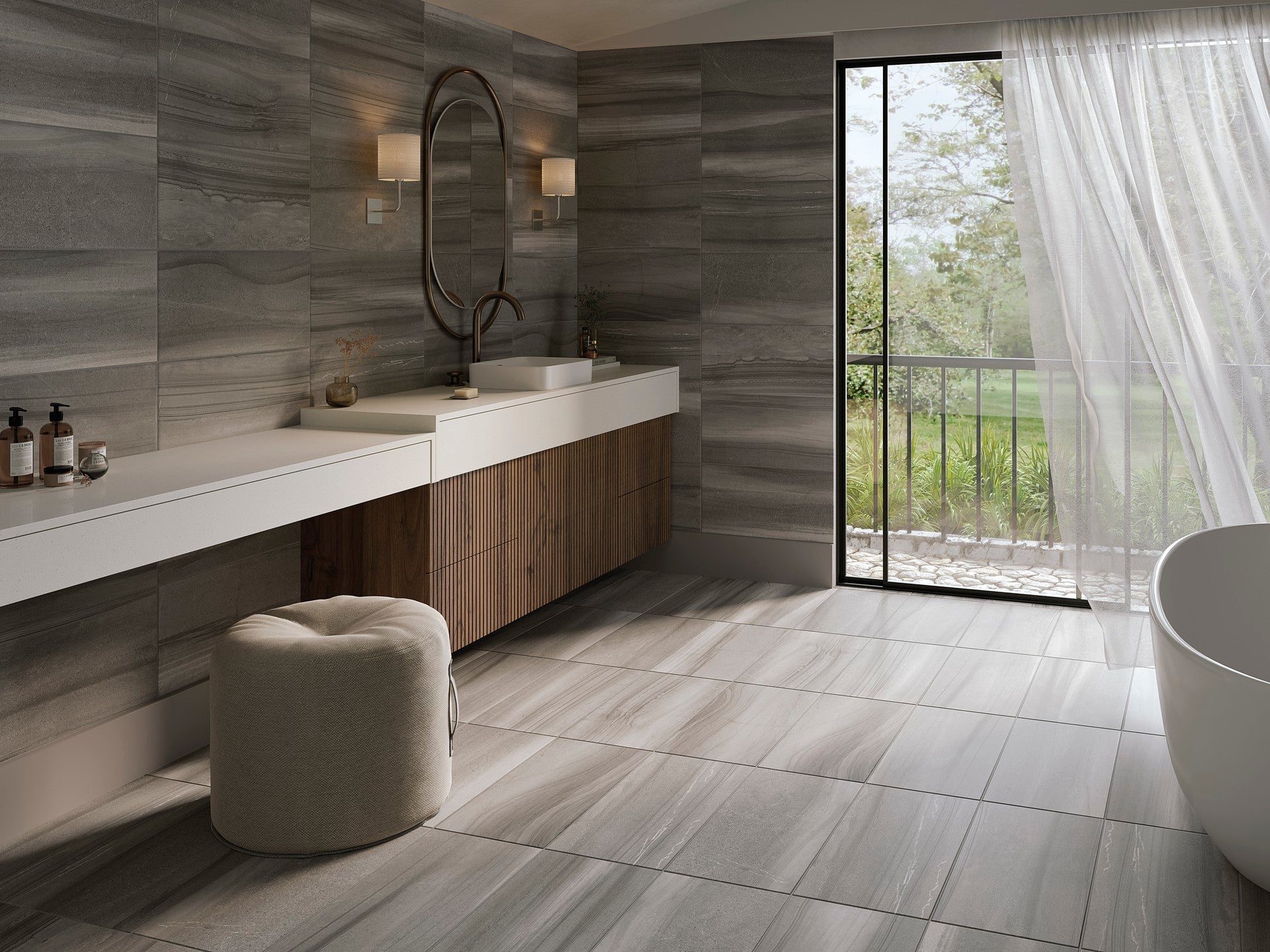 SANDWAVES CHATEAU GREY Porcelain Tile