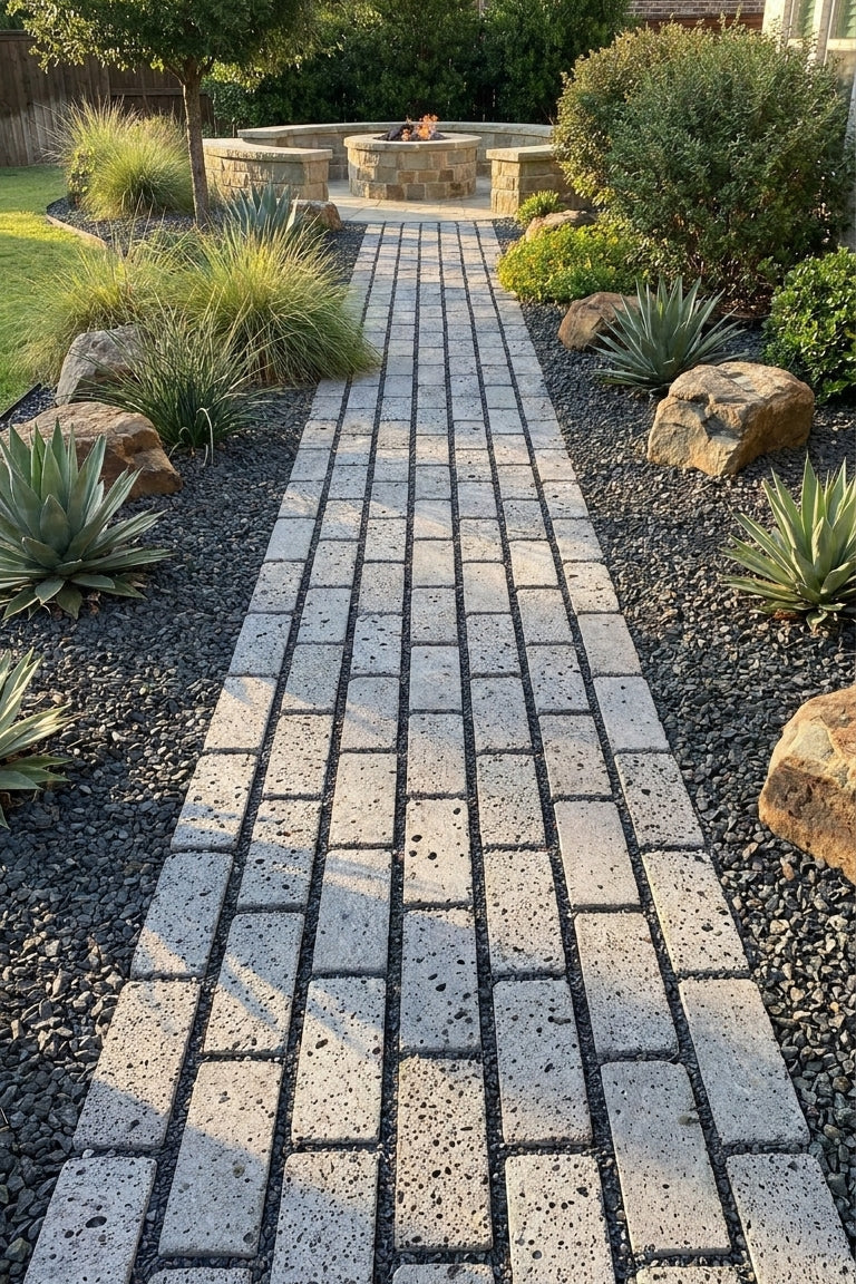 PUKA LAVA GREY - COBBLES TUMBLED, Basalt Saw Cut - Paver