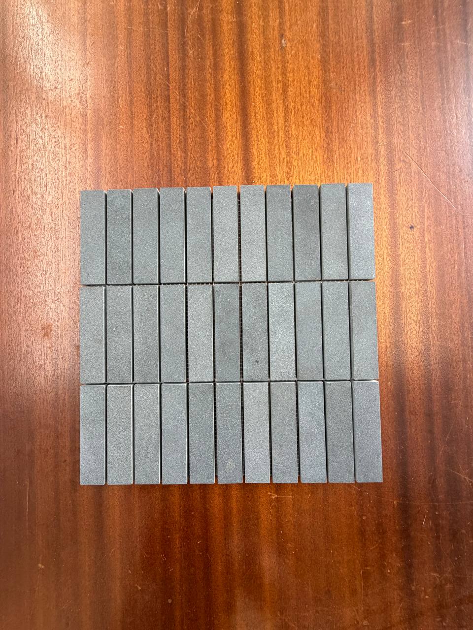SOLID LAVA GREY Finger Mosaic - Asian