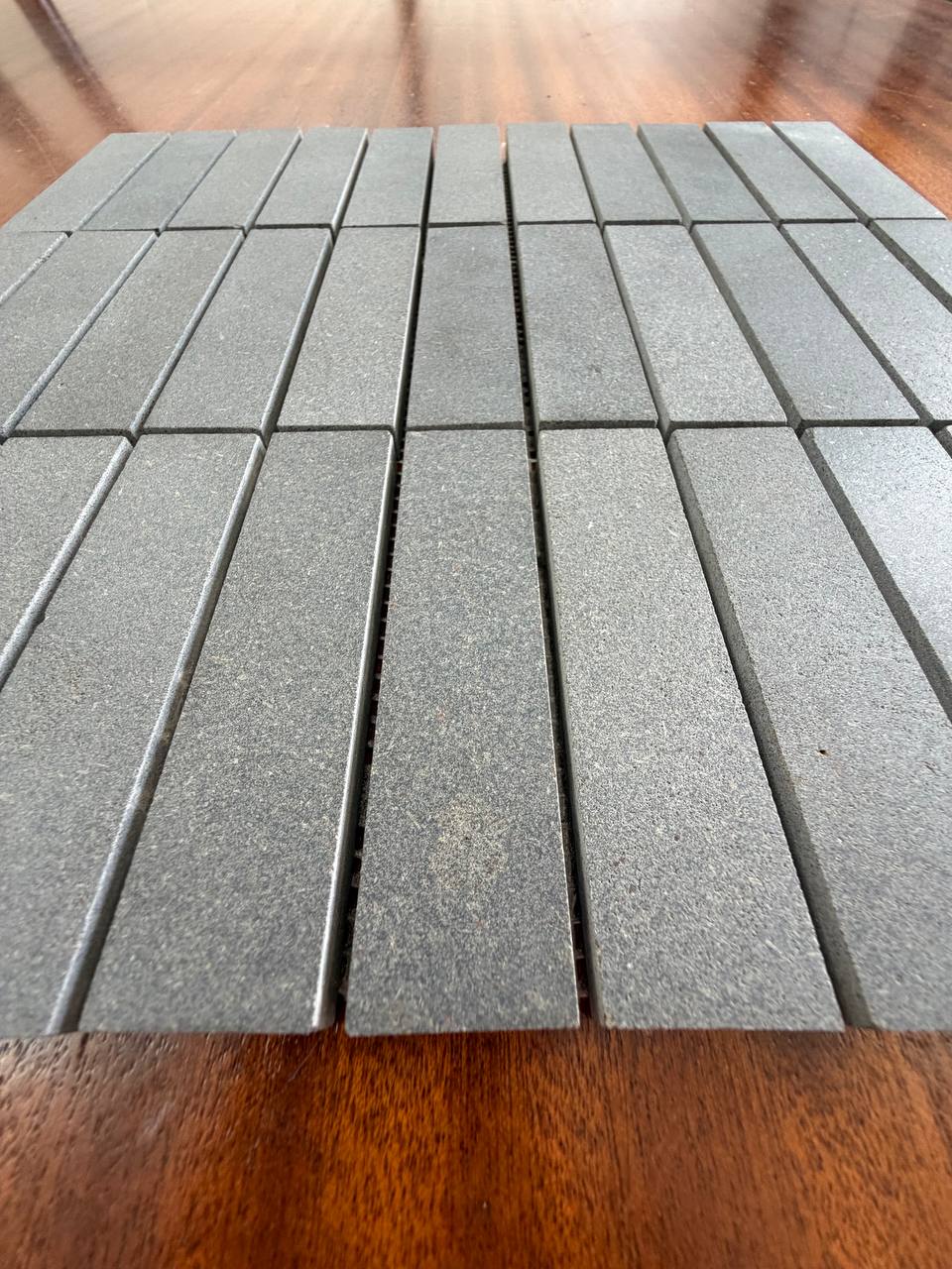 SOLID LAVA GREY Finger Mosaic - Asian