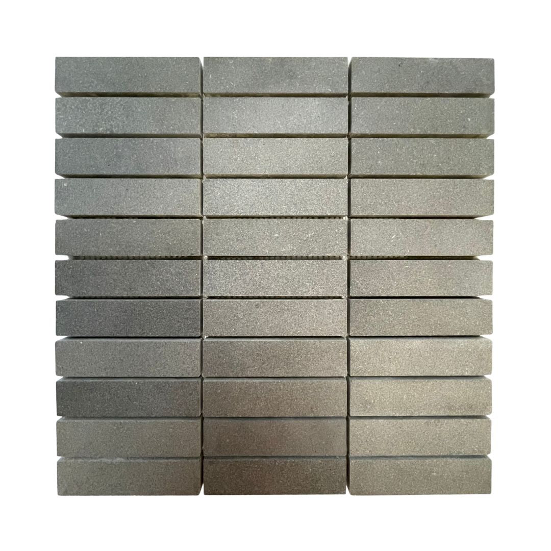 SOLID LAVA GREY Finger Mosaic - Asian