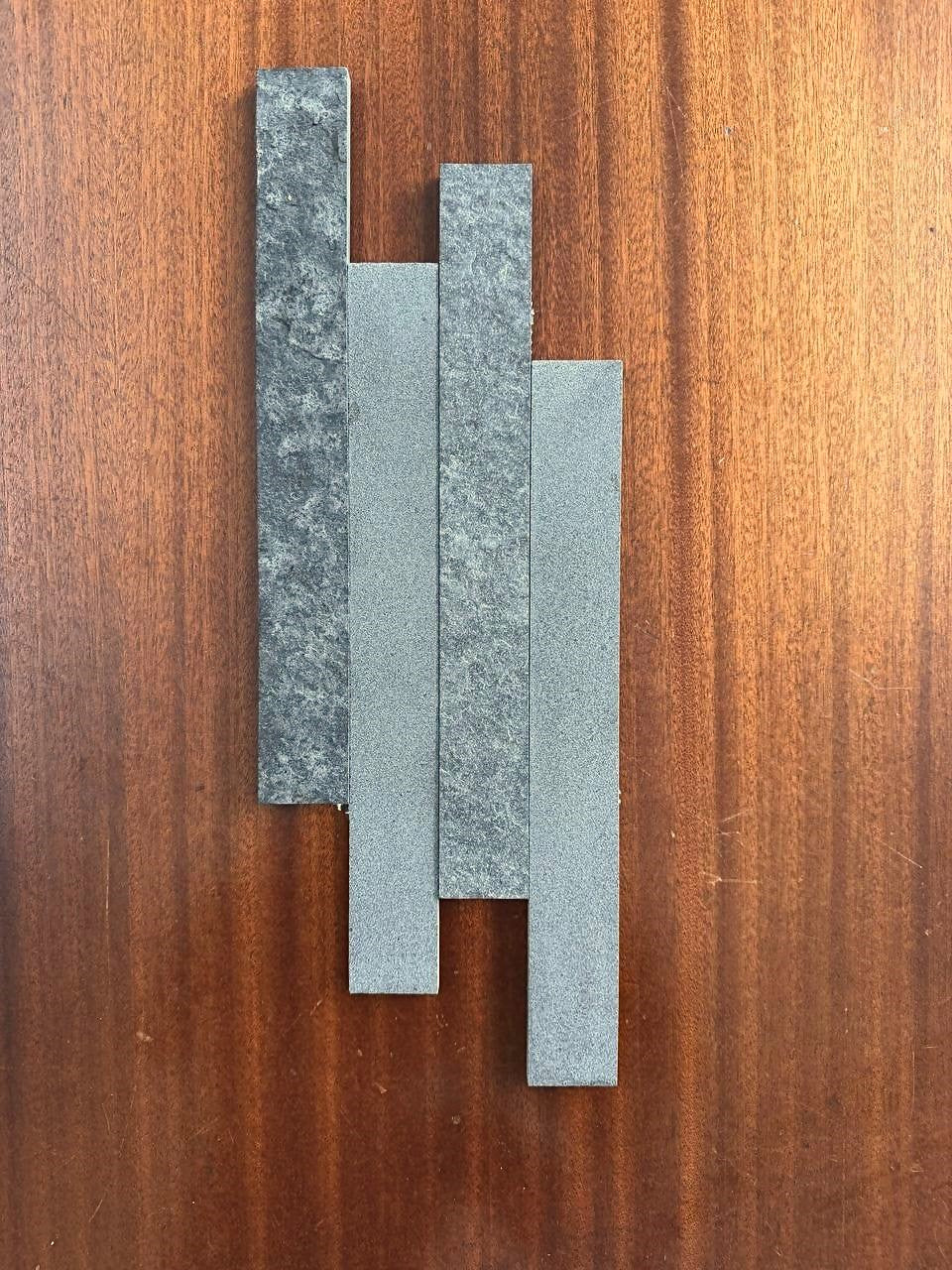 SOLID LAVA GREY Strip Brushed & Flamed/Brushed Mix Ledger Wall Veneer