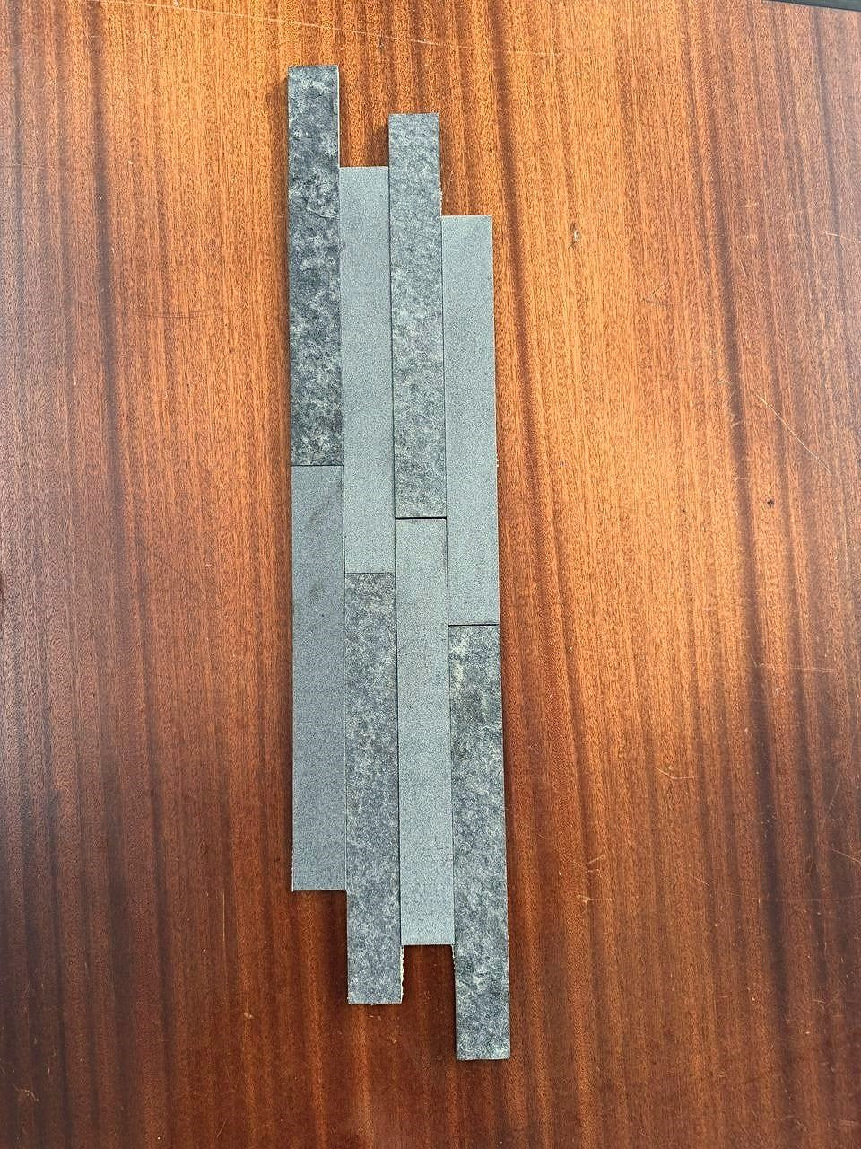 SOLID LAVA GREY Strip Brushed & Flamed/Brushed Mix Ledger Wall Veneer
