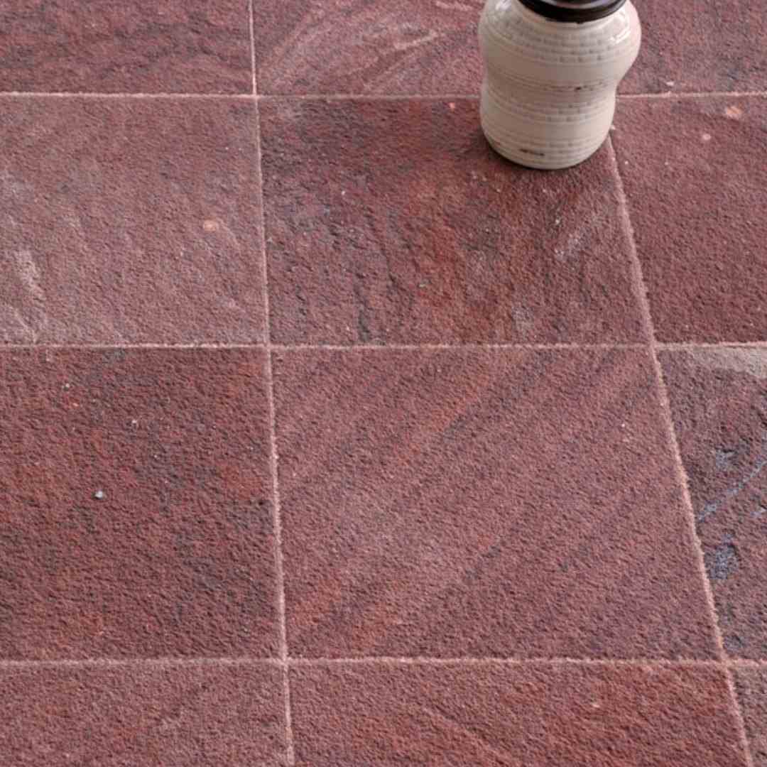 ARAVALI RED Sandstone Textured Tile