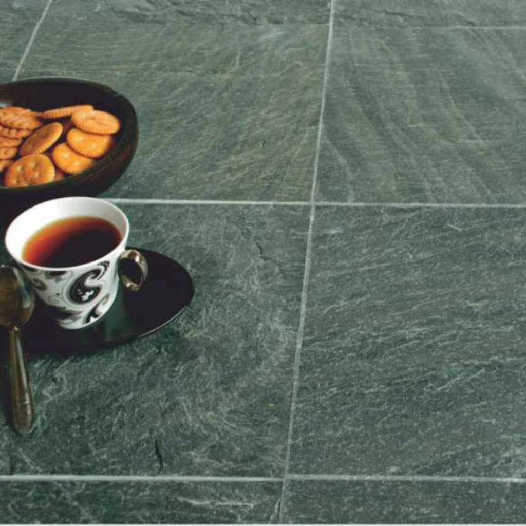 Java Green Tile MULTICOLOUR SLATE Antiqued Tile - Hawaii Stone