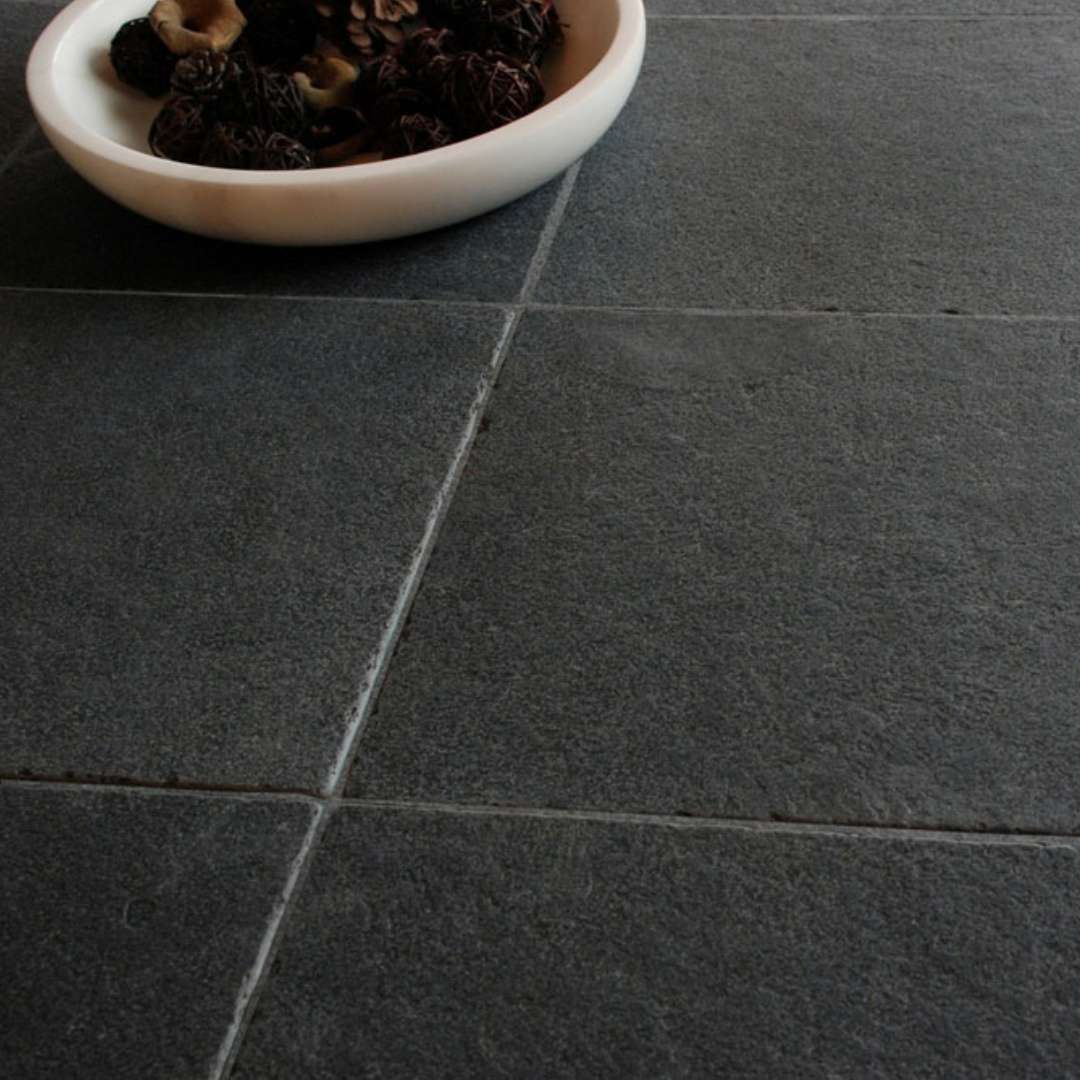 LIME BLACK Limestone Riven Tile - Hawaii Stone