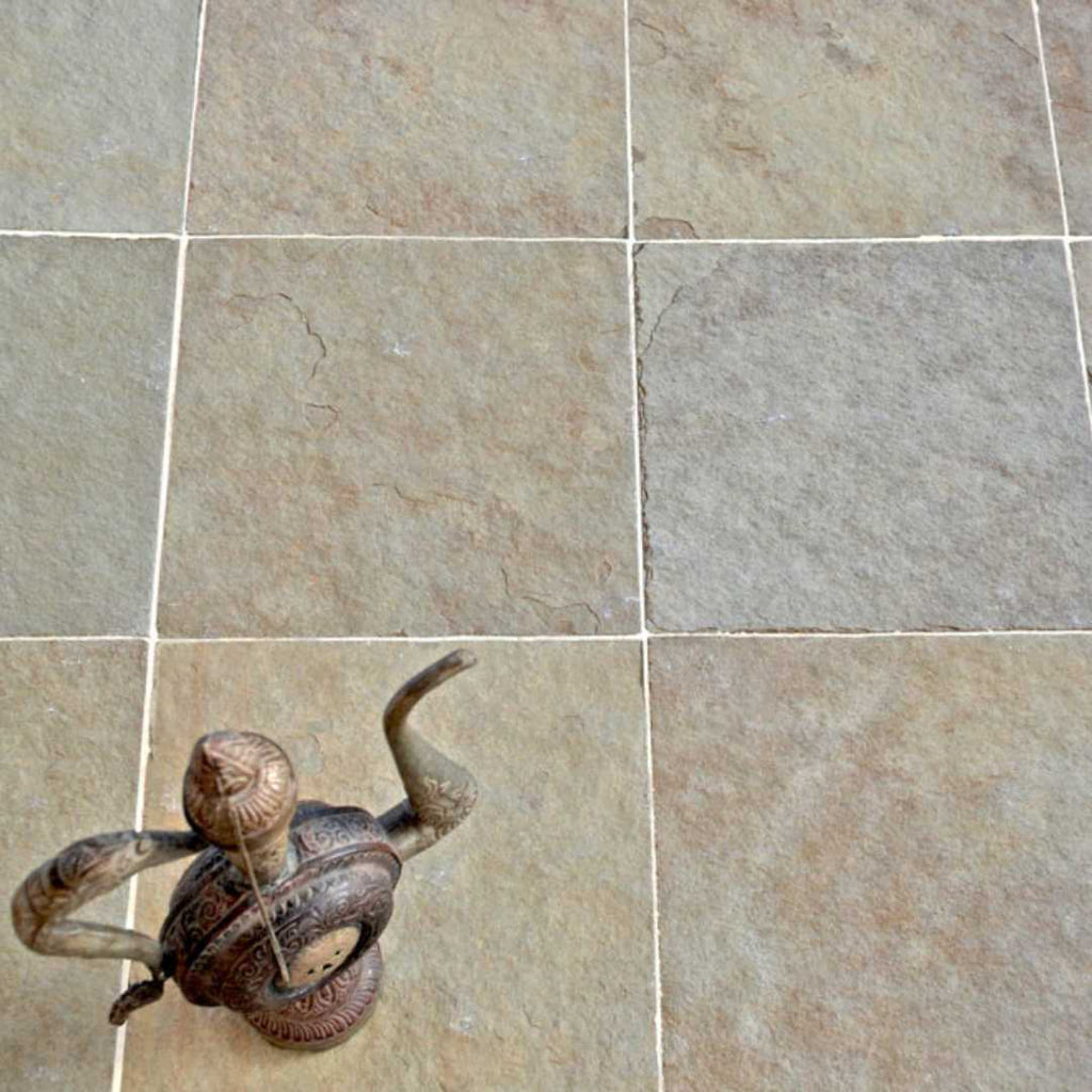 LIME YELLOW Limestone Riven Tile - Hawaii Stone