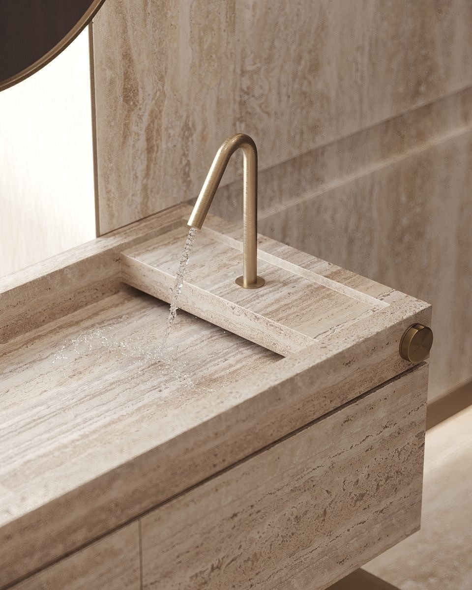 ALABASTRINO Travertine Honed-Filled Slab