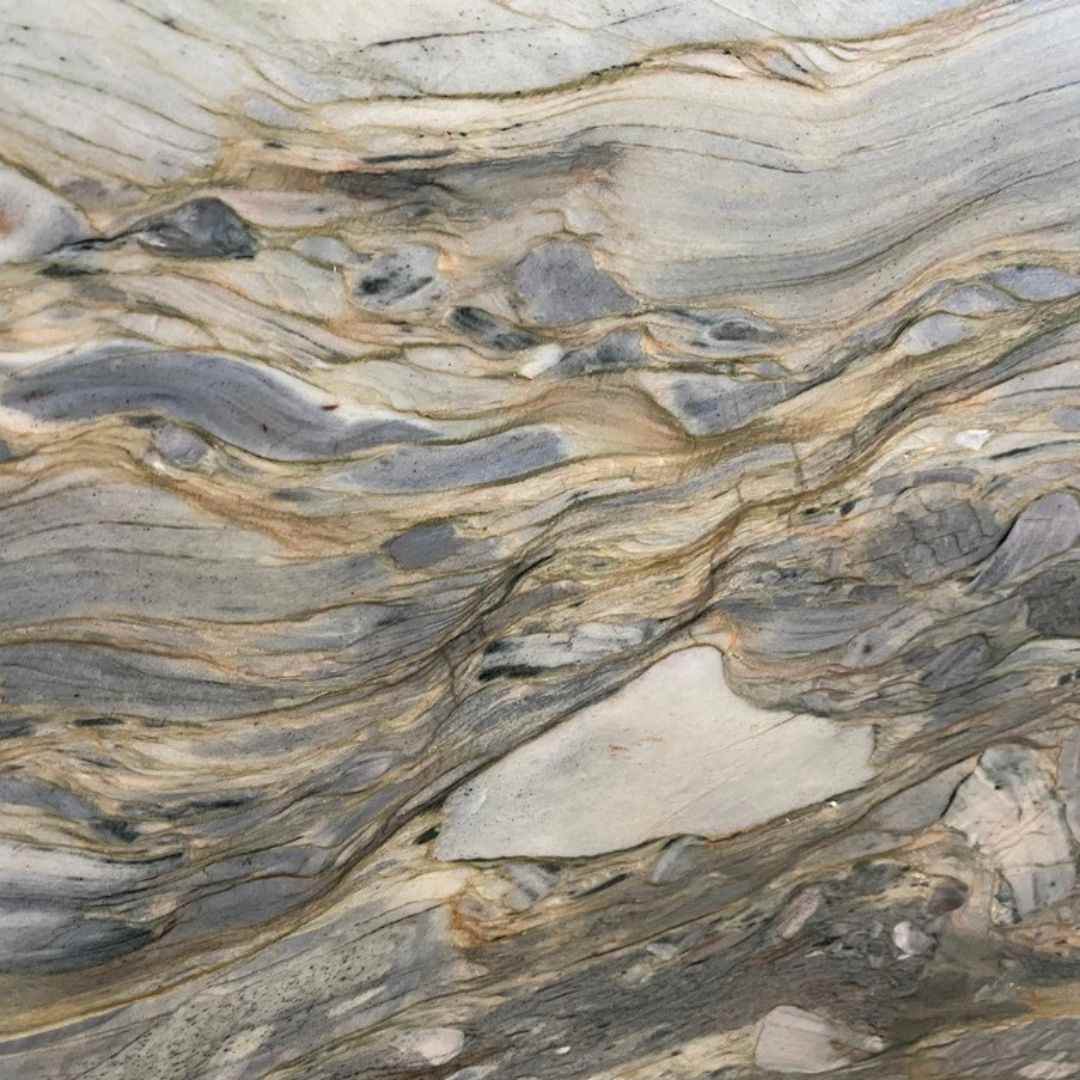 Tahiti Blue Quartzite Slab Hawaii Stone Imports