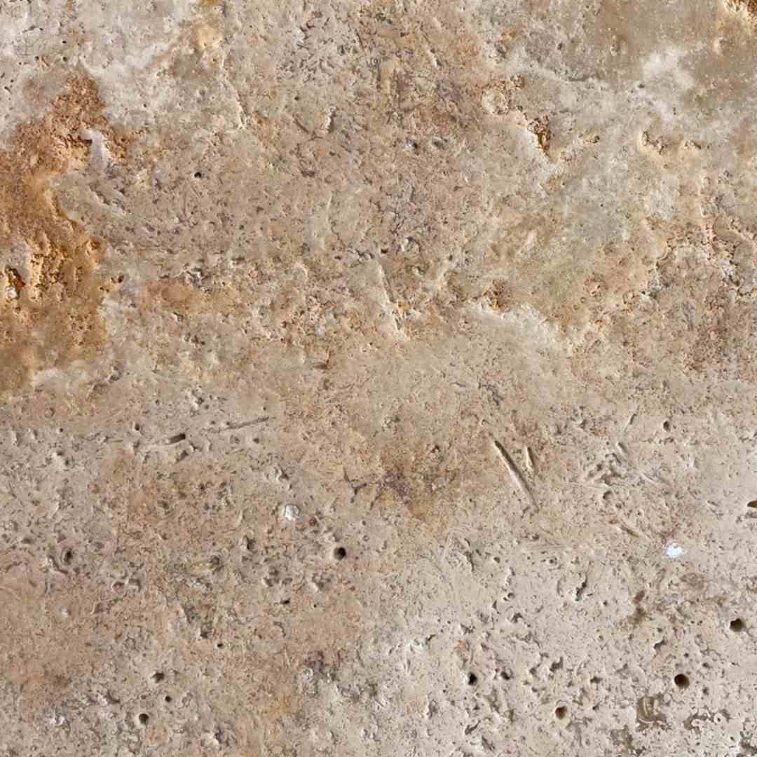 Light Walnut travertine Slab Hawaii Stone Imports