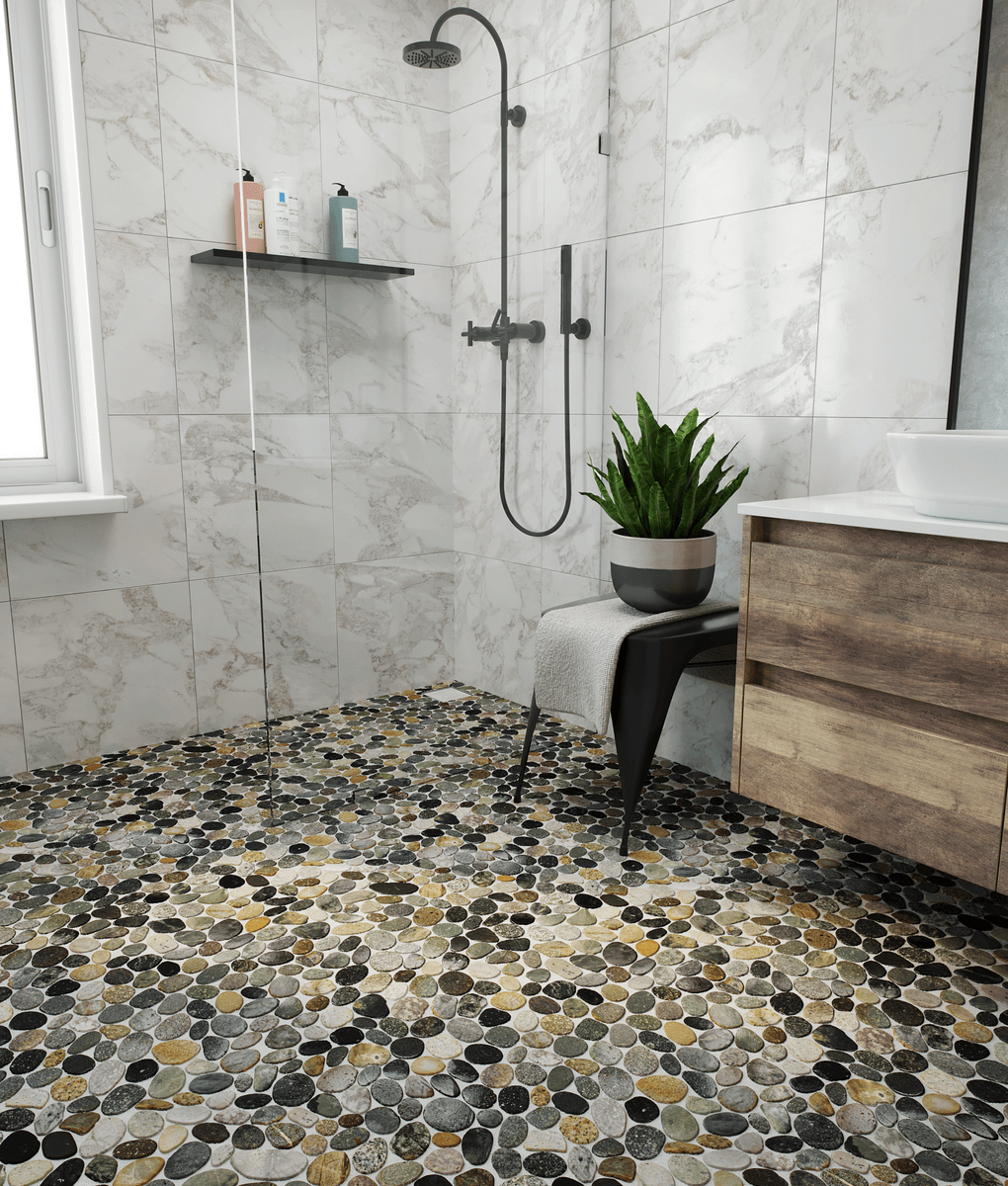 JAVA GREY, LEVEL PEBBLE - Hawaii Stone