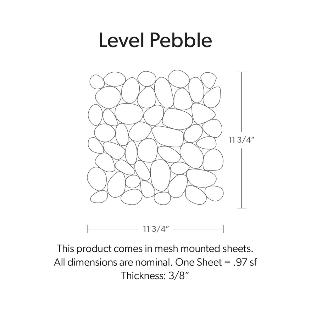 JAVA GREY, LEVEL PEBBLE - Hawaii Stone