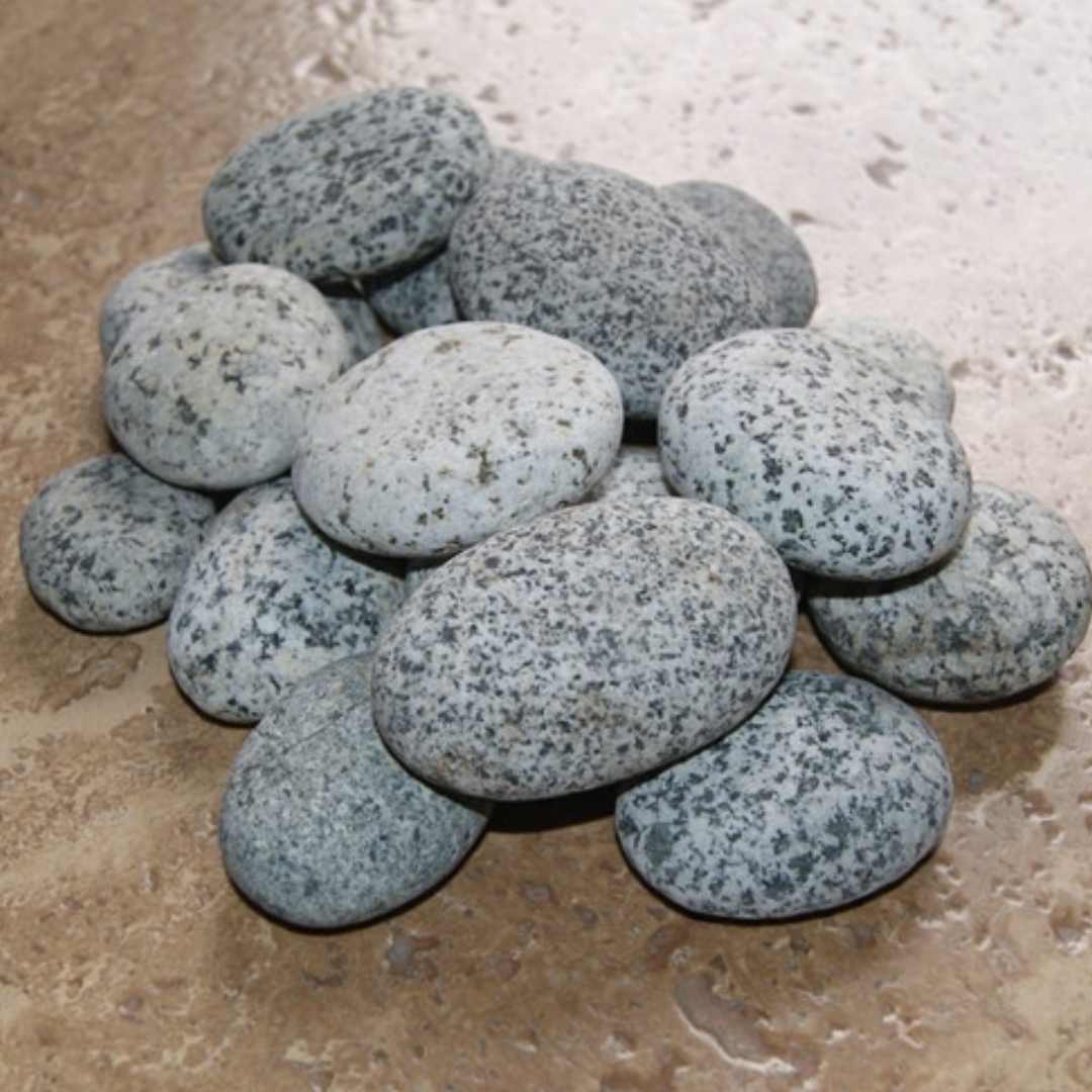 Subangular Pebble SUMBA SPECKLED Natural Tumbled Garden Pebbles - Havai'iano