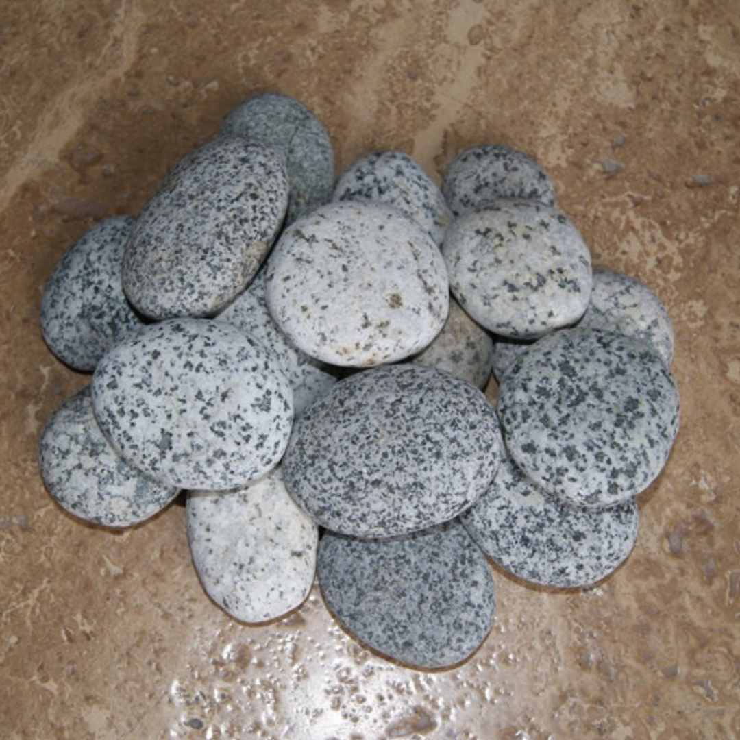 Subangular Pebble SUMBA SPECKLED Natural Tumbled Garden Pebbles - Havai'iano