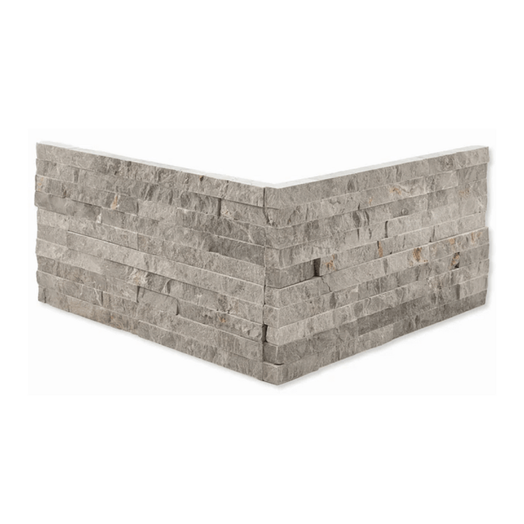 VOLCANO GREY, MINI SPLIT CORNER - Hawaii Stone